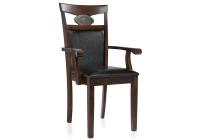 Стул деревянный Кресло Luiza dirty oak / dark brown фото, изображение №1