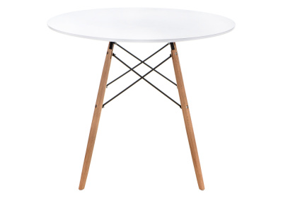 Стол деревянный Table 80 white / wood фото, изображение