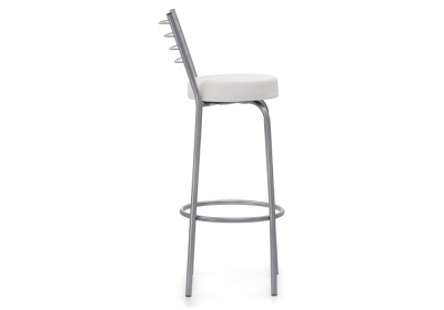Барный стул Kuroda белый полимер / светлый мусс фото, изображение