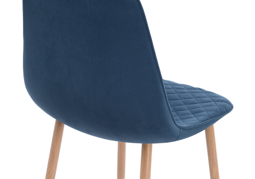 Стул Capri dark blue / wood фото, изображение