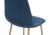 Стул Capri dark blue / wood фото, изображение