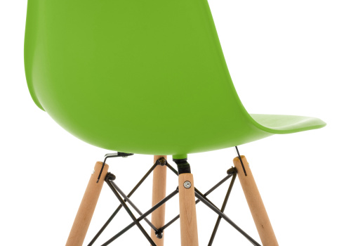 Стул Eames PC-015 зеленый фото, изображение