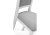 Стул деревянный Корнелл серый велюр / белый фото, изображение