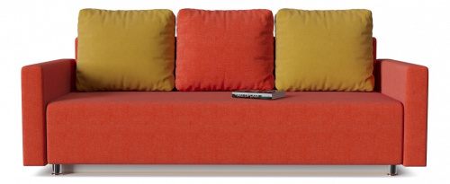 Диван-кровать Олимп оранжевый фото, изображение