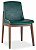 Набор из 2 стульев Loki зеленый фото, изображение