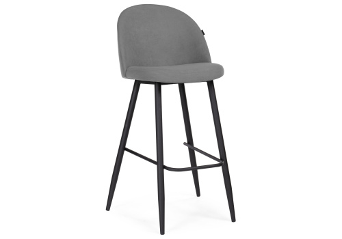 Барный стул Сондре темно-серый / черный фото, изображение
