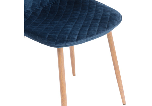 Стул Capri dark blue / wood фото, изображение