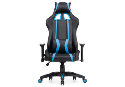 Компьютерное кресло Blok light blue / black фото, изображение