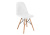 Стул деревянный Kvadro 1 white / wood фото, изображение