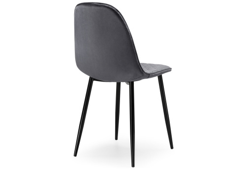 Стул Capri dark gray / black фото, изображение