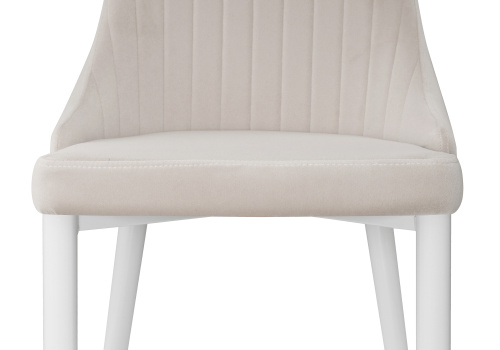 Стул Kora white / beige фото, изображение