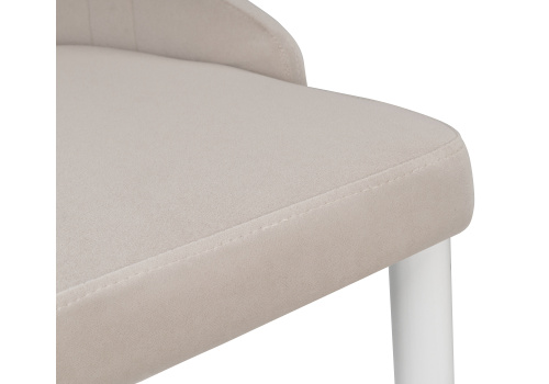 Стул Kora white / beige фото, изображение