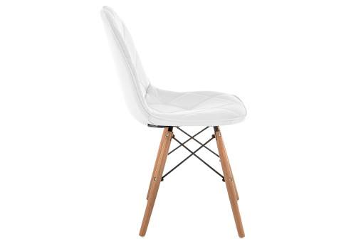 Стул деревянный Kvadro 1 white / wood фото, изображение
