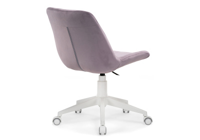 Компьютерное кресло Келми 1 светло-лиловый / белый фото, изображение