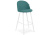 Барный стул Сондре бирюзовый / белый фото, изображение