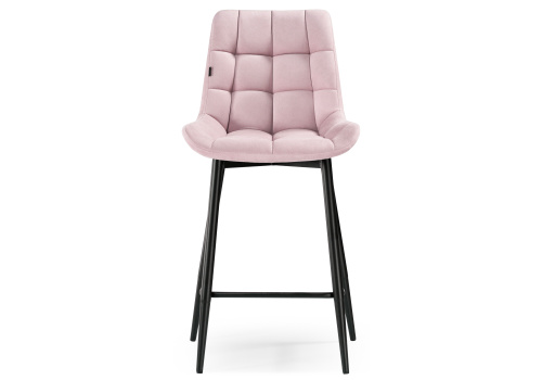 Барный стул Алст розовый / черный фото, изображение