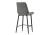 Барный стул Седа велюр темно-серый  / черный фото, изображение