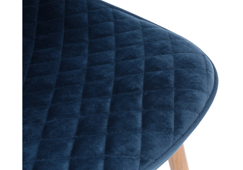 Стул Capri dark blue / wood фото, изображение