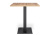 Стол деревянный Мичиган Лофт 25 мм дуб вотан / черный матовый фото, изображение