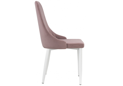 Стул Kora white / light purple фото, изображение