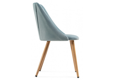 Стул Morgan  light blue / wood фото, изображение