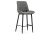 Барный стул Седа велюр темно-серый  / черный фото, изображение