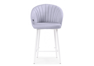 Барный стул Полубарный стул Бэнбу velutto 49 / белый фото, изображение