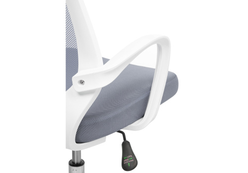 Компьютерное кресло Ergoplus light gray / white фото, изображение