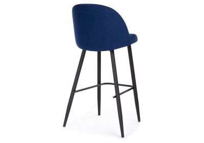 Барный стул Сондре темно-синий / черный фото, изображение