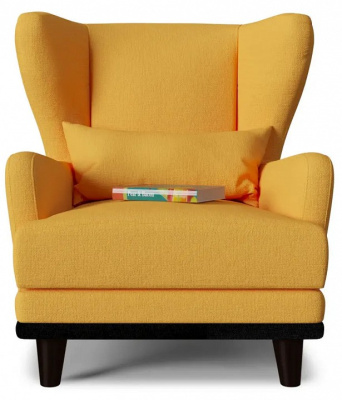 Кресло Оскар желтый фото, изображение