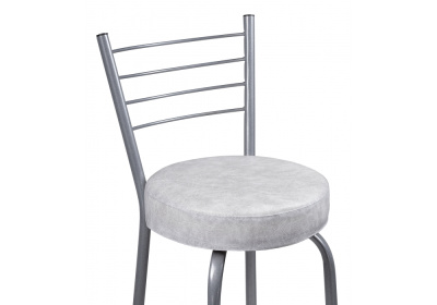 Барный стул Kuroda белый мрамор / светлый мусс фото, изображение