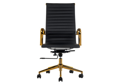 Компьютерное кресло Reus золотой / черный фото, изображение