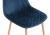 Стул Capri dark blue / wood фото, изображение