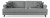 Диван-кровать Мирта (Милфорд) серый фото, изображение