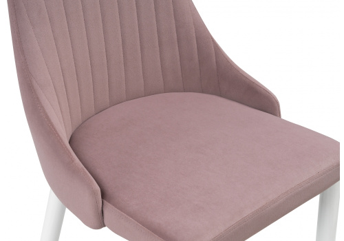 Стул Kora white / light purple фото, изображение
