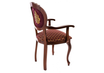 Стул деревянный Кресло Adriano 2 вишня / патина фото, изображение №4