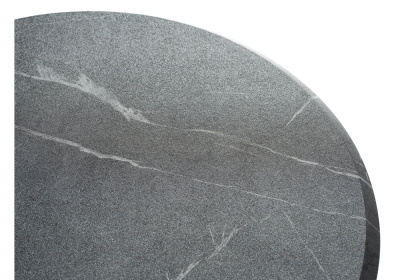 Журнальный стол Абелия мрамор темно-серый / черный матовый фото, изображение