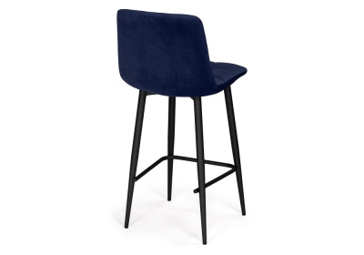 Барный стул Чилли К синий / черный фото, изображение