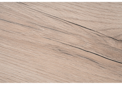 Стол деревянный Денвер Лофт 120 25 мм дуб светлый делано / черный матовый фото, изображение №5
