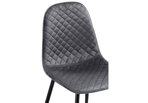Стул Capri dark gray / black фото, изображение