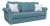 Диван-кровать Гамбург синий фото, изображение