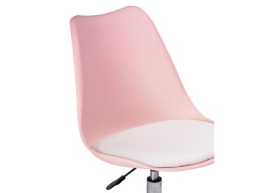 Компьютерное кресло Kolin pink / white фото, изображение