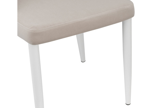 Стул Kora white / beige фото, изображение
