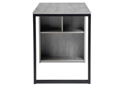 Письменный стол Битти Лофт 116 бетон / черный матовый фото, изображение