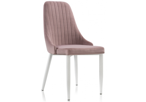 Стул Kora white / light purple фото, изображение