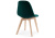 Стул деревянный Filip green / wood фото, изображение