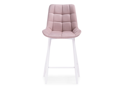 Барный стул Алст розовый / белый фото, изображение