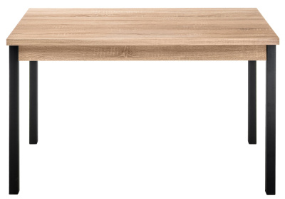Стол деревянный Оригон сонома / черный матовый фото, изображение №3