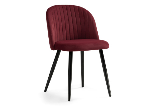 Стул Gabi 1 wine red / black фото, изображение