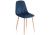 Стул Capri dark blue / wood фото, изображение
